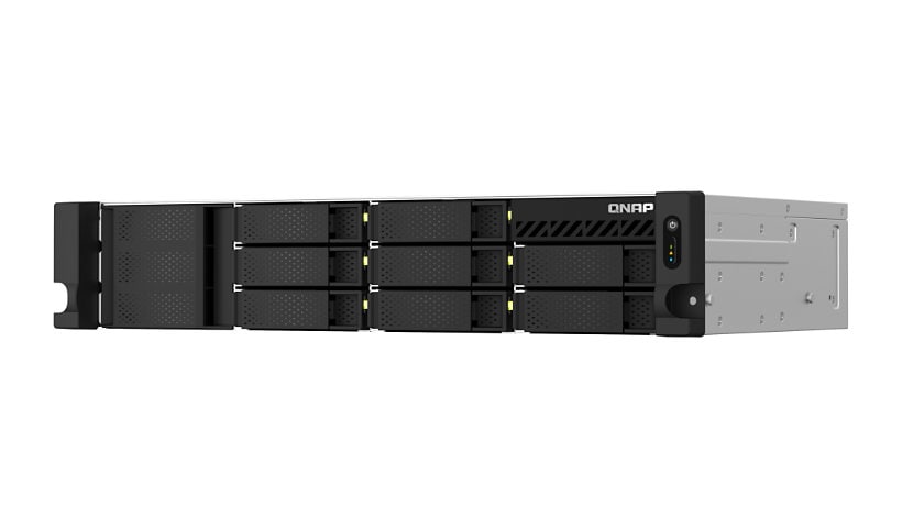 QNAP 2U 8-Bay 12" Rack Mount Network Attached Storage Appliance