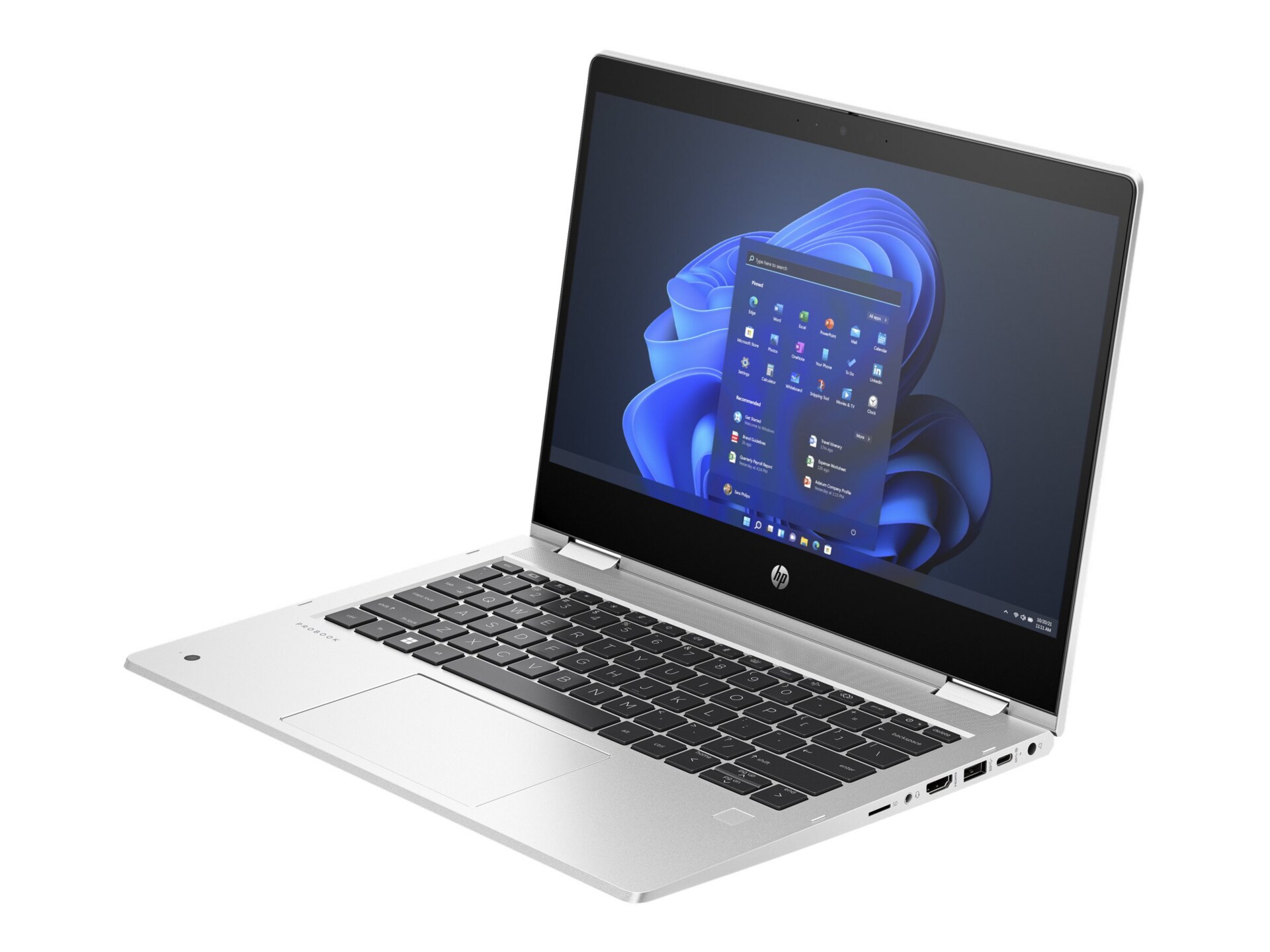 HP Pro x360 435 G10 13.3" Touchscreen Convertible 2 in 1 Notebook - Full HD - AMD Ryzen 5 7530U - 16 GB - 256 GB SSD -