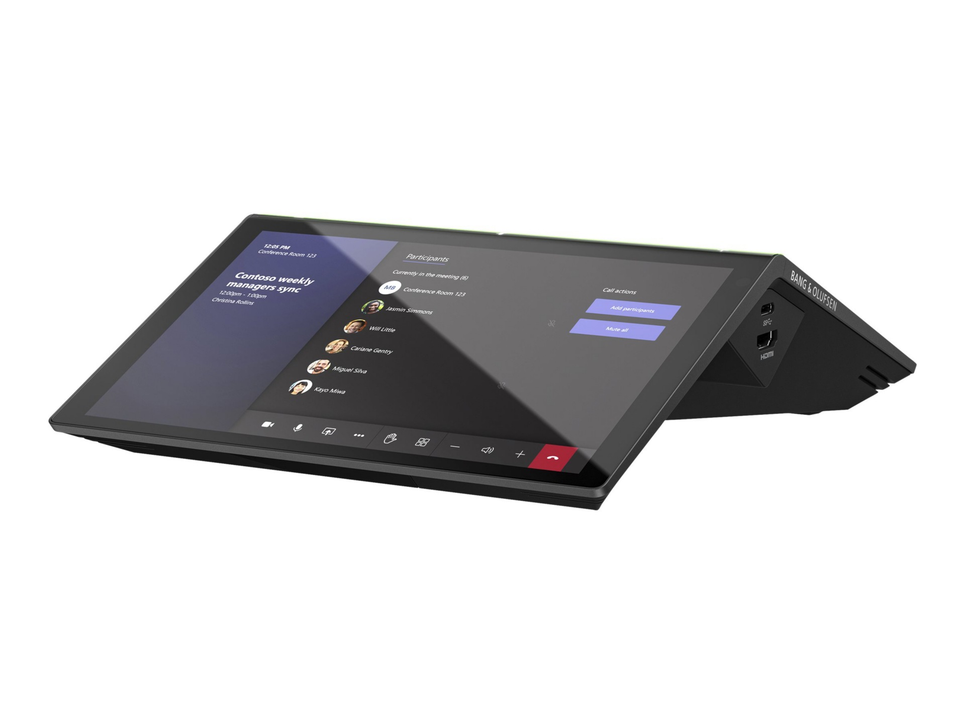 HP Presence Small Space Solution with Microsoft Teams Rooms - mini desktop - Core i5 10500T 2.3 GHz - vPro - 8 GB - SSD