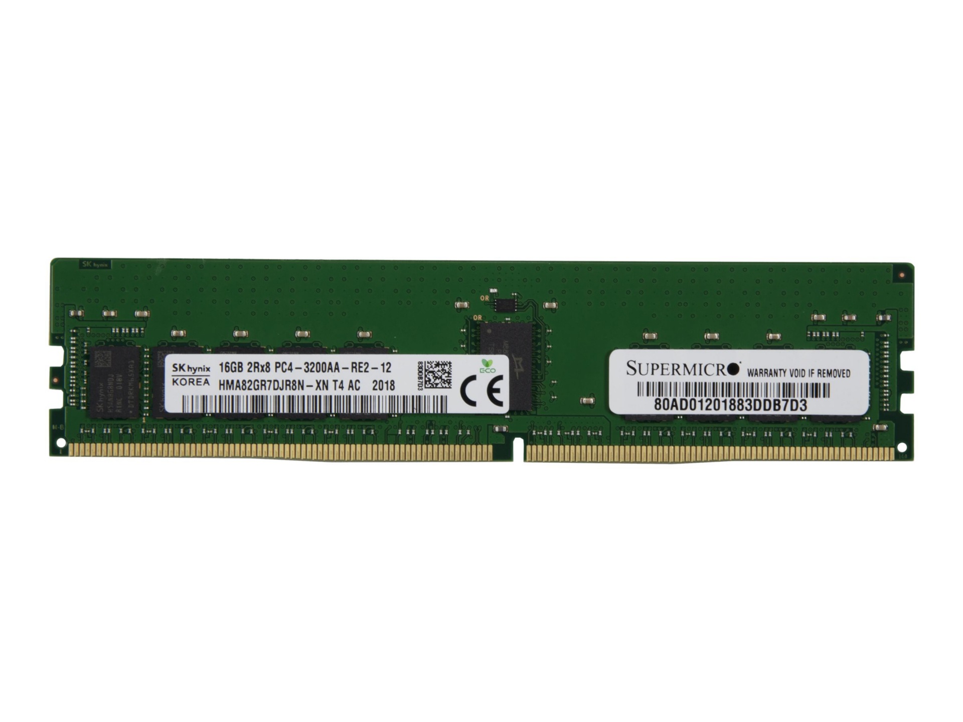 SK Hynix - DDR4 - module - 16 GB - DIMM 288-pin - 3200 MHz / PC4-25600 - registered