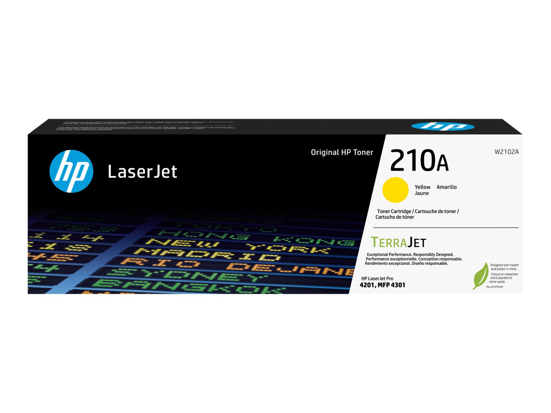 HP 210A Original Laser Toner Cartridge - Yellow - 1 Each