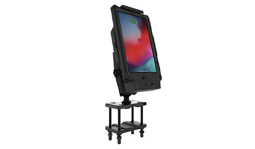 The Joy Factory aXtion Volt Cradle with HD Single Arm Forklift Pole Mount and Case for iPad Mini Gen 6 Tablet