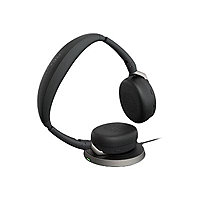 Jabra Evolve2 65 Flex UC Stereo - micro-casque - avec socle de recharge sans fil