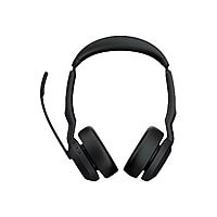 Jabra Evolve2 55 MS Stereo - headset - with charging stand