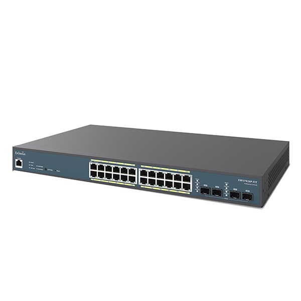 EnGenius 24-Port Layer 2+ 240W Gigabit PoE+ Managed Switch