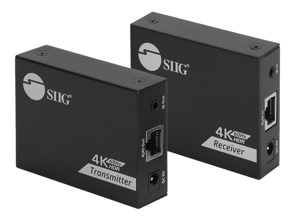 SIIG 4K 60Hz HDMI Over CAT6 Extender - Thumbnail 2