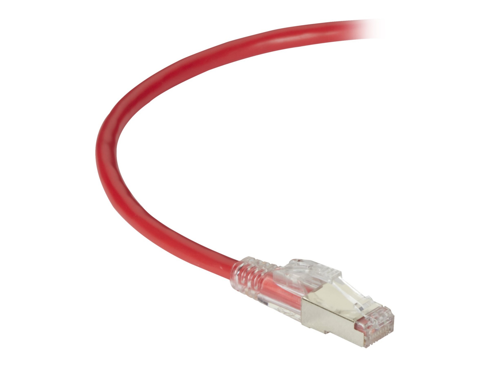 Black Box GigaTrue 3 100' CAT6 Shielded Ethernet Cable - Red