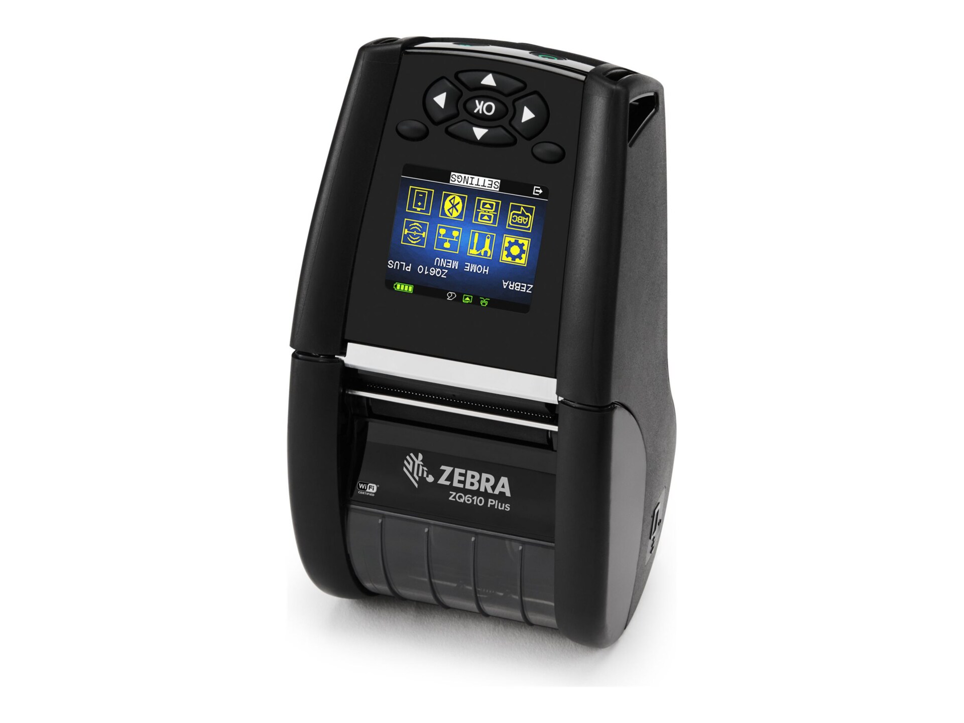 Zebra ZQ600 Series ZQ610 Plus - imprimante d'étiquettes - Noir et blanc - thermique direct