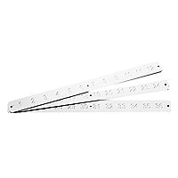 Anywhere Cart Plastic Locking Strips for 36-Bay Carts - White