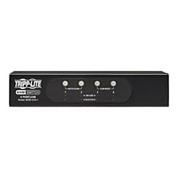 Tripp Lite 4-Port VGA KVM Switch for USB or PS/2 Keyboard/Mouse - KVM / USB switch - 4 ports