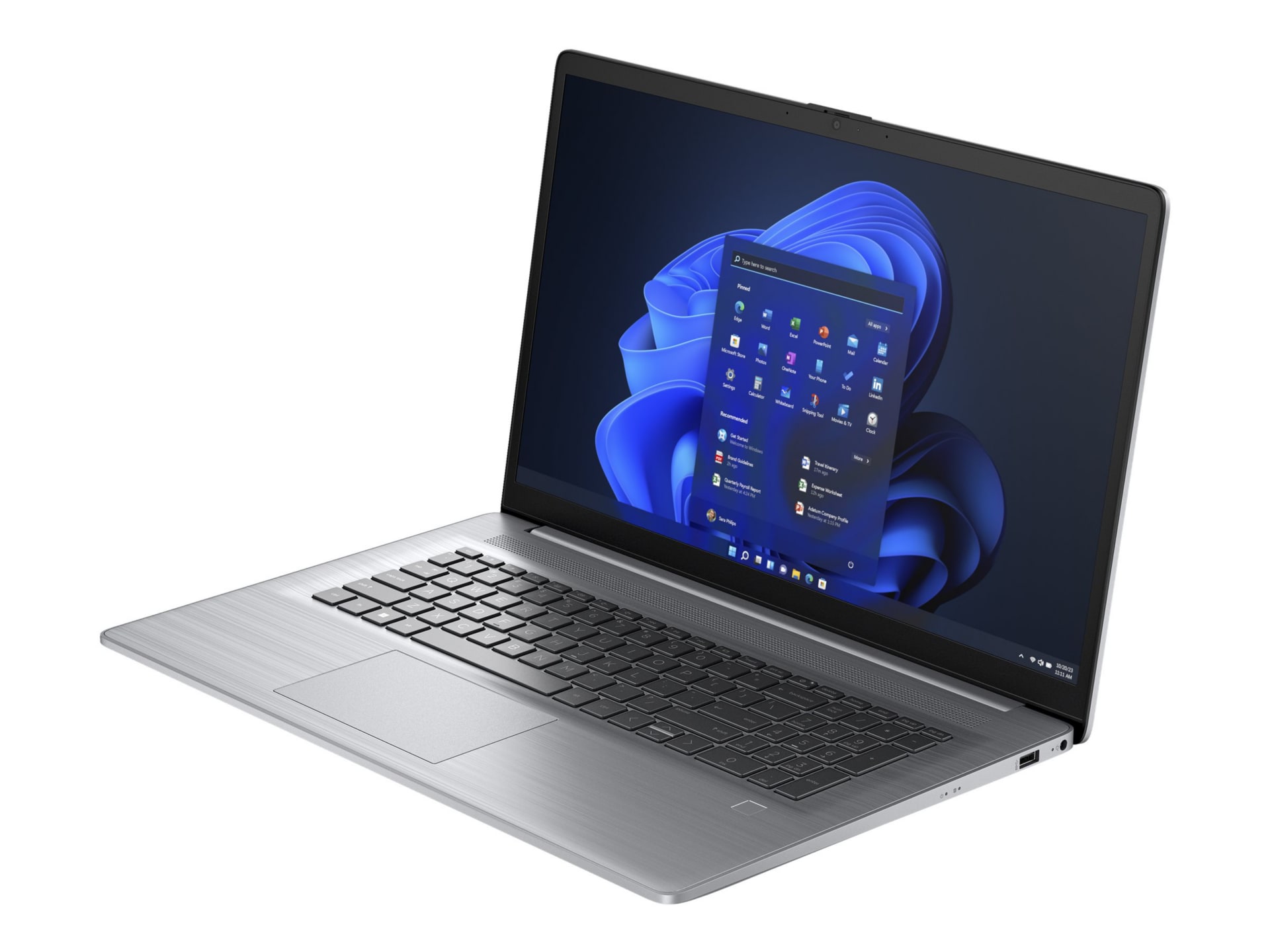 HP 470 G10 17.3" Notebook - Full HD - Intel Core i7 13th Gen i7-1355U - 16 GB - 512 GB SSD - Asteroid Silver