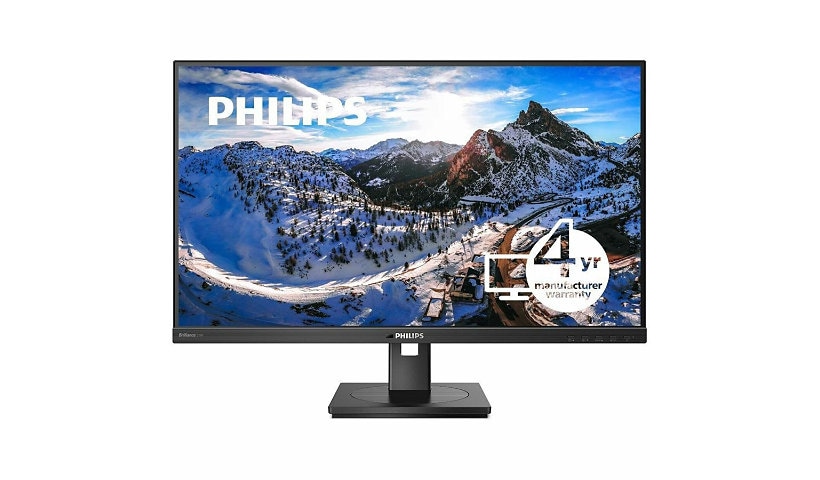 PHILIPS 279P1B - 27" Monitor, LED, UHD (3840x2160), DCI-P3 99%, USB-C, HDMIx2, DP, 4 Year Manufacturer Warranty