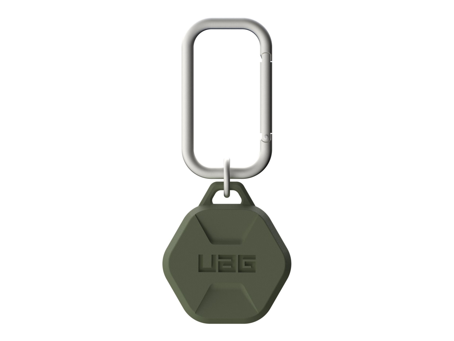 UAG Rugged Case for Apple AirTag with Carabiner - Scout Olive - case for airtag