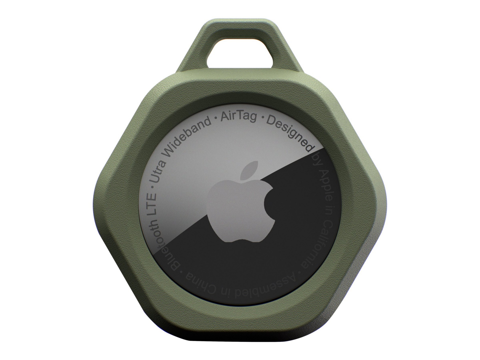 Thumbnail 2 of 11 for UAG Rugged Case for Apple AirTag with Carabiner - Scout Olive - case for airtag