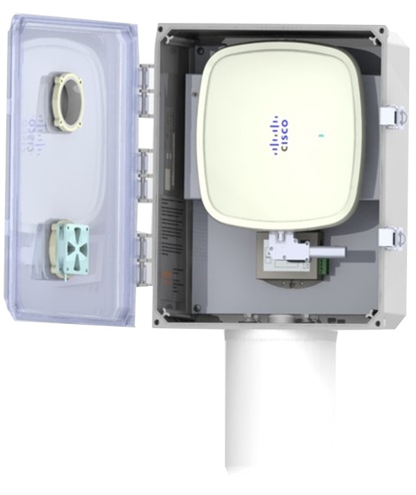 Ventev Heated and Cooled PoE Enclosure for 9130AXE Access Point