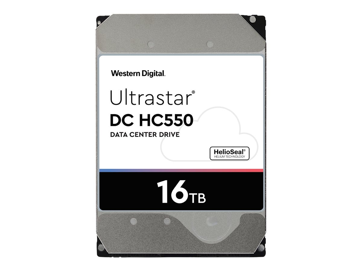 WD Ultrastar DC HC550 WUH721816ALE6L4 - disque dur - 16 To - SATA 6Gb/s