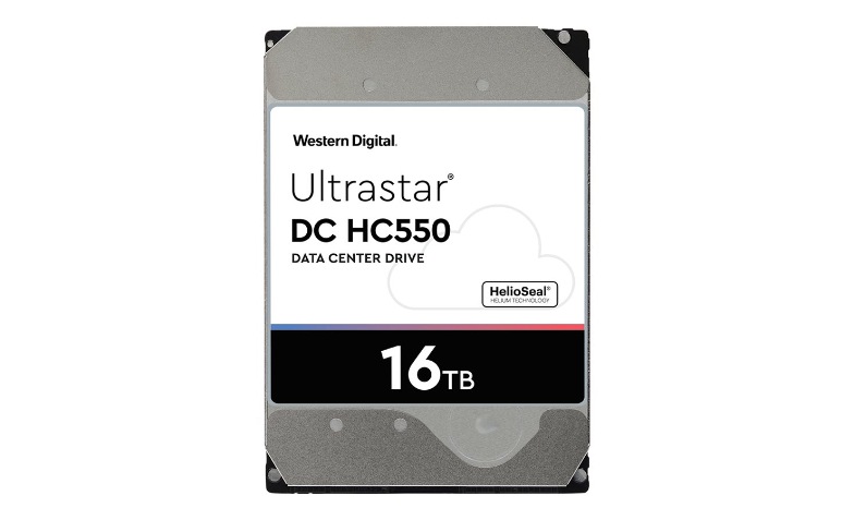 WD Ultrastar DC HC550 WUH721816ALE6L4 - hard drive - 16 TB - SATA