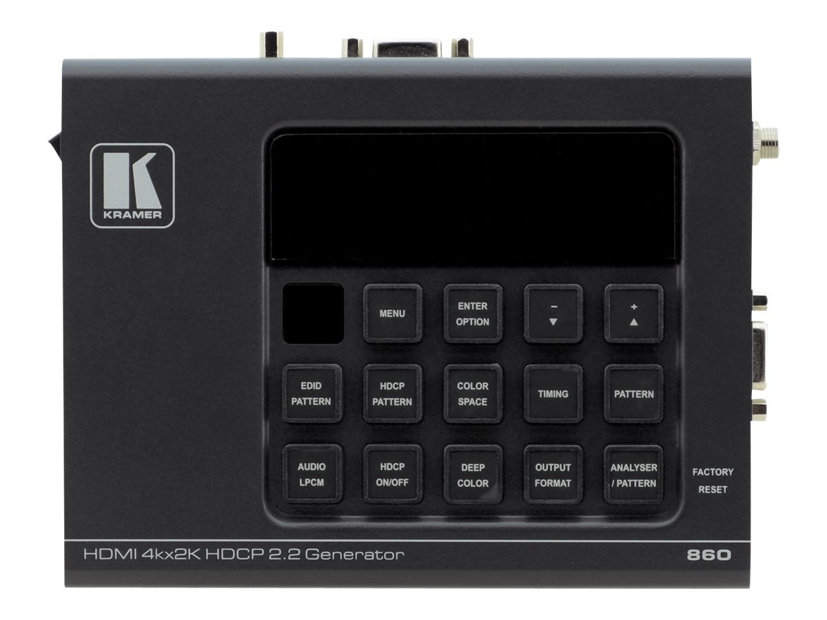 Kramer 860 AV test signal generator / analyzer