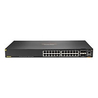HPE Aruba 6200F 24G Class4 PoE 4SFP+ 370W Switch - switch - Max. Stacking Distance 10 kms - 24 ports - managed -