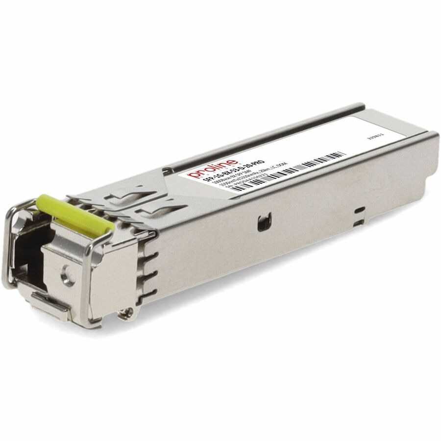 Proline MSA and TAA 1000Base-BX SFP Transceiver (SMF, 1550nmTx/1310nmRx, 20km, LC, DOM)