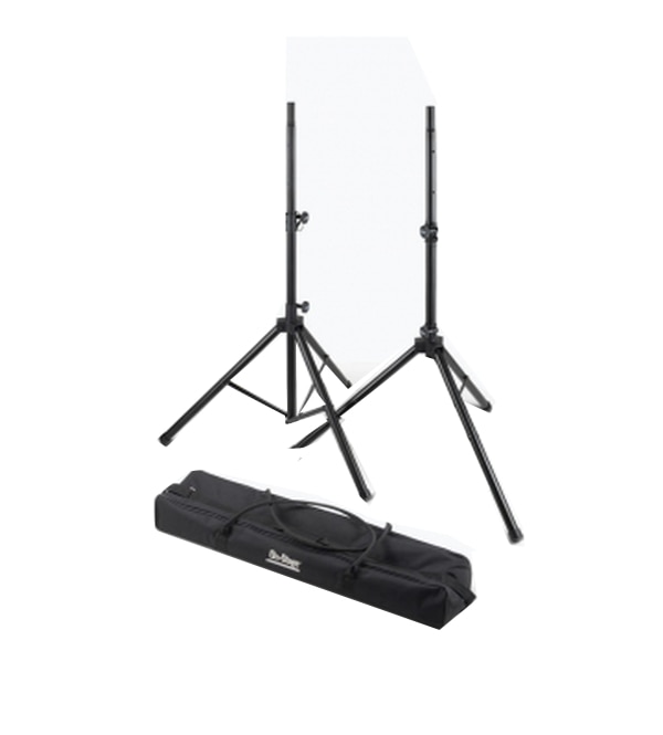 On-Stage Aluminum Speaker Stand Pack - Black