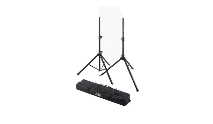 On-Stage Aluminum Speaker Stand Pack - Black