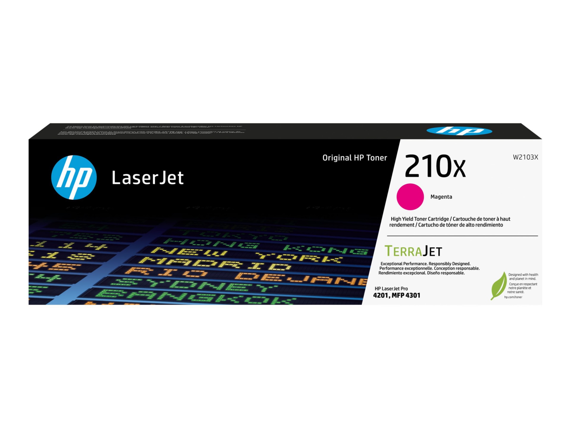 HP 210X Original High Yield Laser Toner Cartridge - Magenta - 1 Each