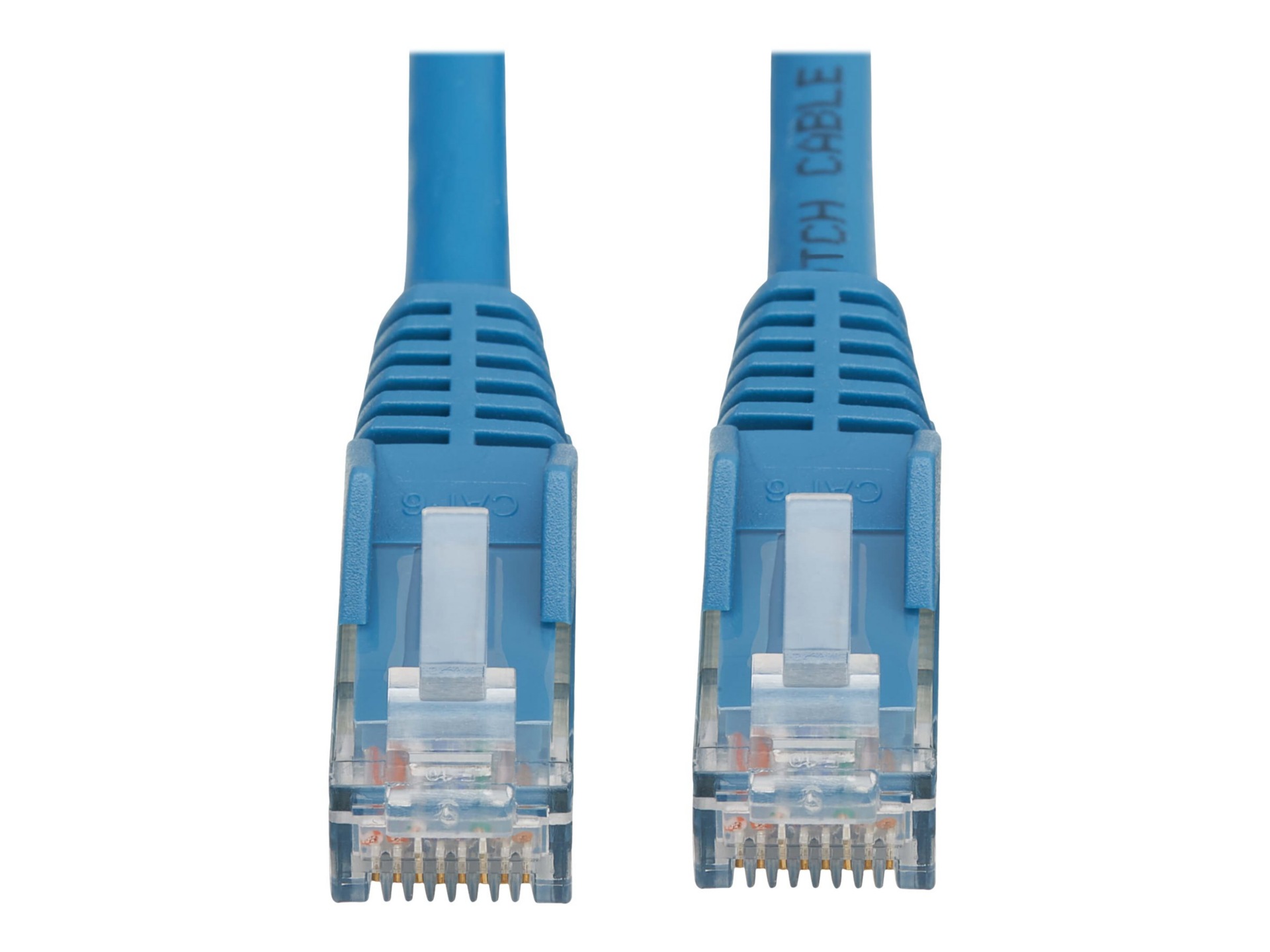 Tripp Lite Cat6 Ethernet Cable Snagless Molded UTP RJ45 M/M PoE LSZH Blue 4M