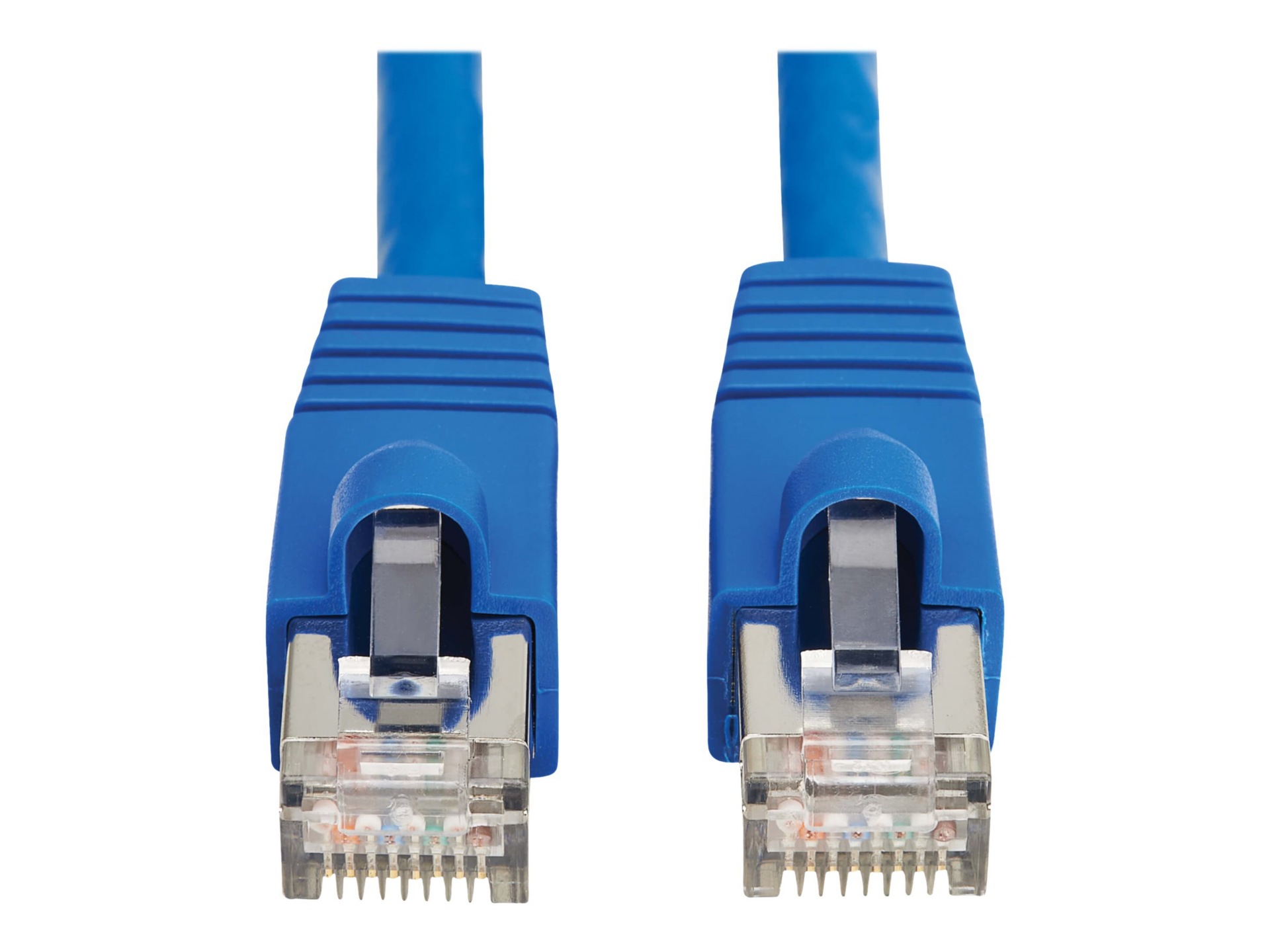 Tripp Lite Cat8 Ethernet Cable 40G Snagless SSTP RJ45 M/M PoE Blue 2ft