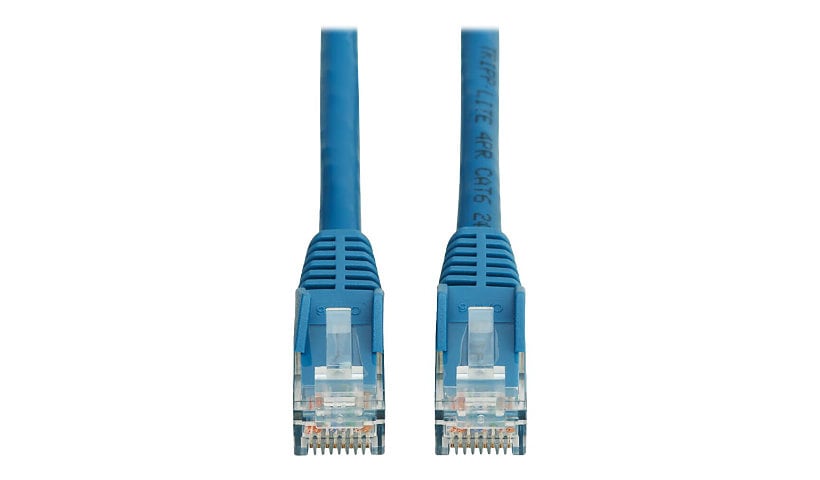 Tripp Lite Cat6 Ethernet Cable Snagless Molded UTP RJ45 M/M PoE LSZH Blue 15M