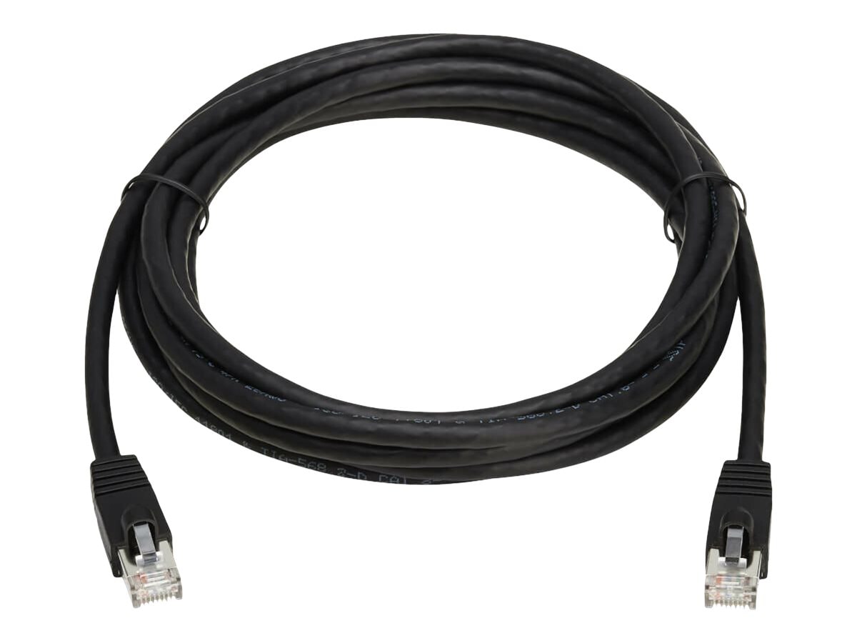 Tripp Lite Cat8 Ethernet Cable 40G Snagless SSTP RJ45 M/M PoE Black 10ft