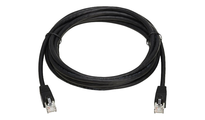 Tripp Lite Cat8 Ethernet Cable 40G Snagless SSTP RJ45 M/M PoE Black 10ft