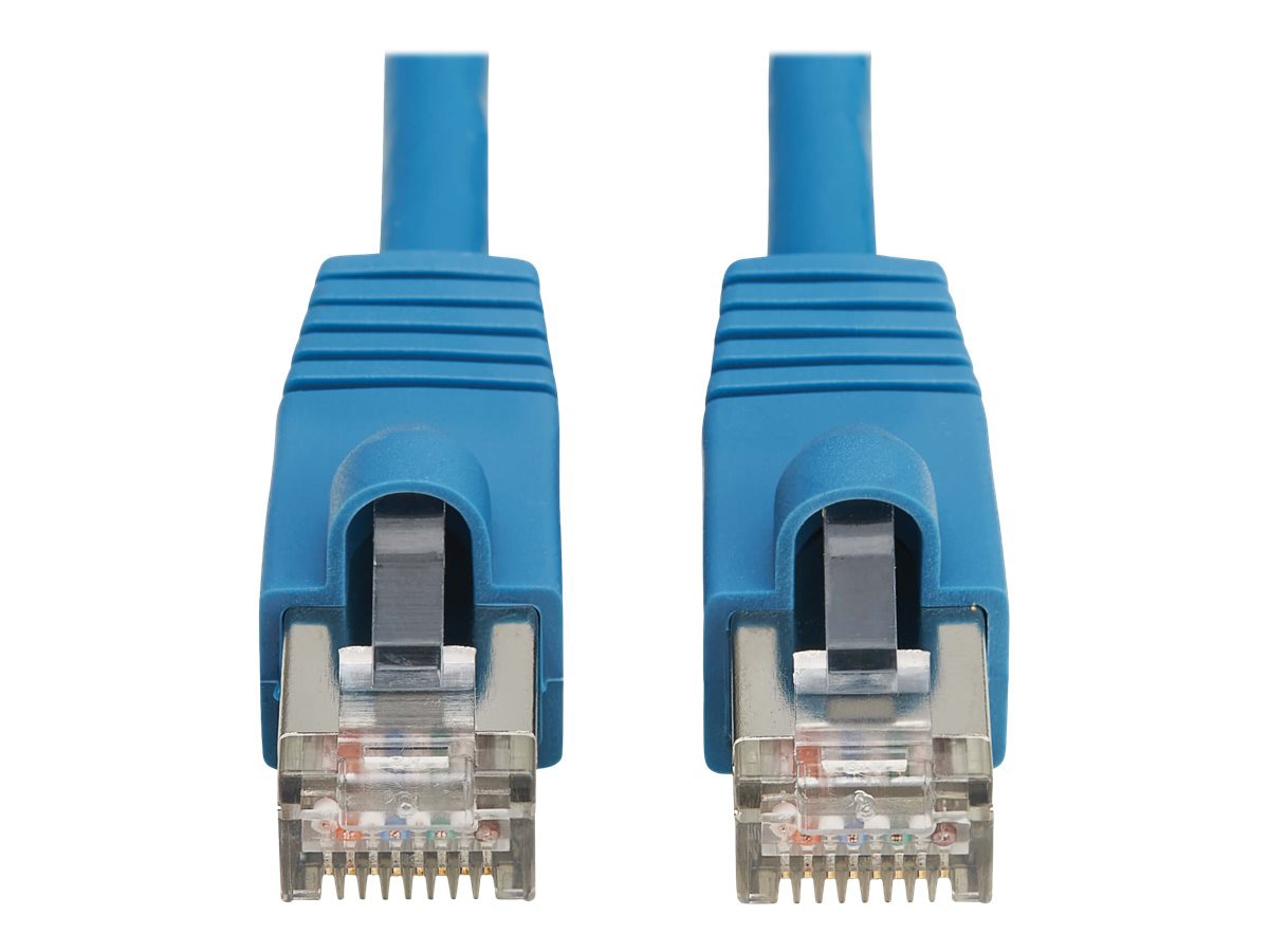 Eaton Tripp Lite Series Cat8 40G Snagless SSTP Ethernet Cable (RJ45 M/M), PoE, LSZH, Blue, 1.5 m (4.9 ft.) - network