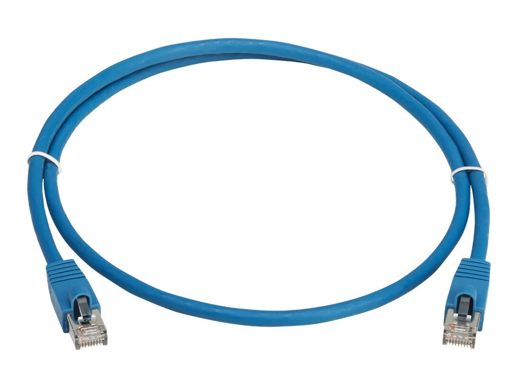 Eaton Tripp Lite Series Cat8 40G Snagless SSTP Ethernet Cable (RJ45 M/M), PoE, LSZH, Blue, 1 m (3.3 ft.) - patch cable -