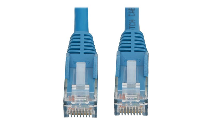 Tripp Lite Cat6 Ethernet Cable Snagless Molded UTP RJ45 M/M PoE LSZH Blue 7M