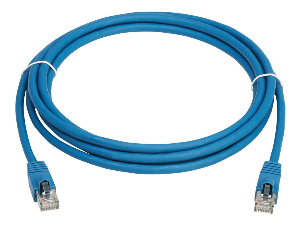 Tripp Lite Cat8 Ethernet Cable 40G Snagless SSTP RJ45 M/M PoE LSZH Blue 35M