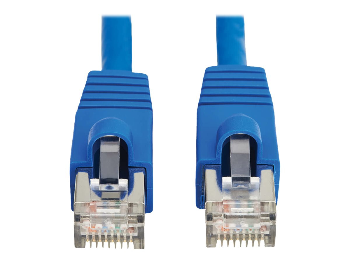 Eaton Tripp Lite Series Cat8 40G Snagless SSTP Ethernet Cable (RJ45 M/M), PoE, Blue, 10 ft. (3.1 m)