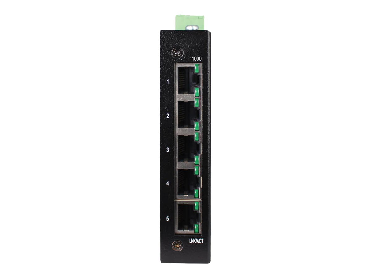 Tripp Lite Industrial Gigabit Ethernet Switch Unmanaged 5-Port - 10/100/1000 Mbps - TAA Compliant