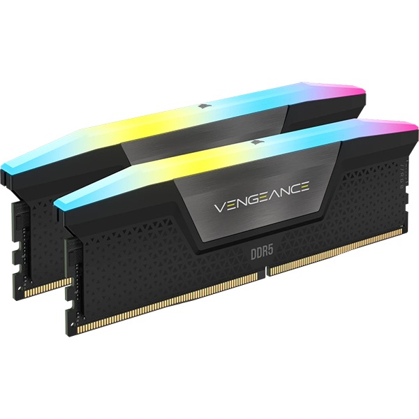CORSAIR VENGEANCE RGB 32GB DDR5 DRAM 5600MHz CL40 Memory Kit - Black