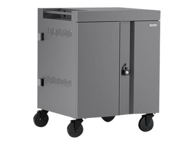 Bretford Cube TVC16USBC cart - pre-wired - for 16 netbooks/tablets - platinum