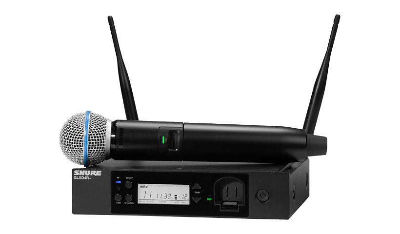 Shure GLX-D+ Dual Band Digital Wireless GLXD24R+/B58-Z3 Hand Held - wireless microphone system