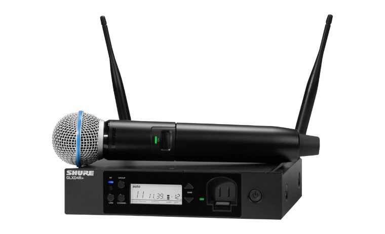 Shure GLX-D+ Dual Band Digital Wireless GLXD24R+/B58-Z3 Hand Held
