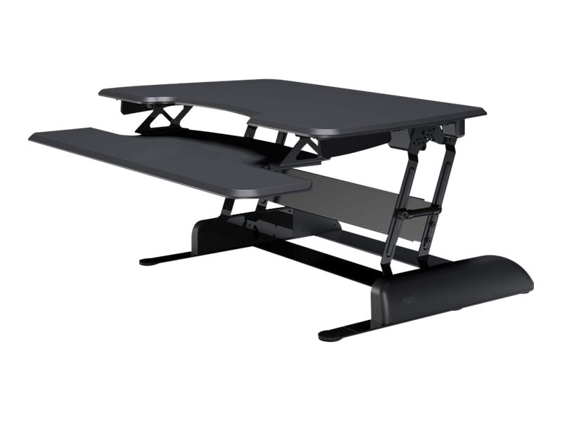 VariDESK Essential 36 - standing desk converter - rectangular with contoure