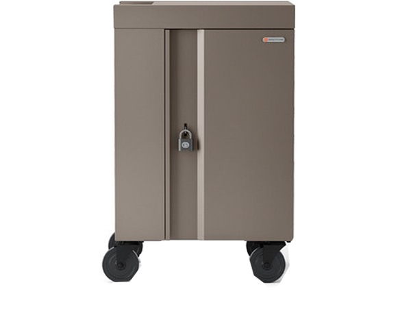 Bretford 45W 24U CUBE Cart Mini Charging Cart - Champagne
