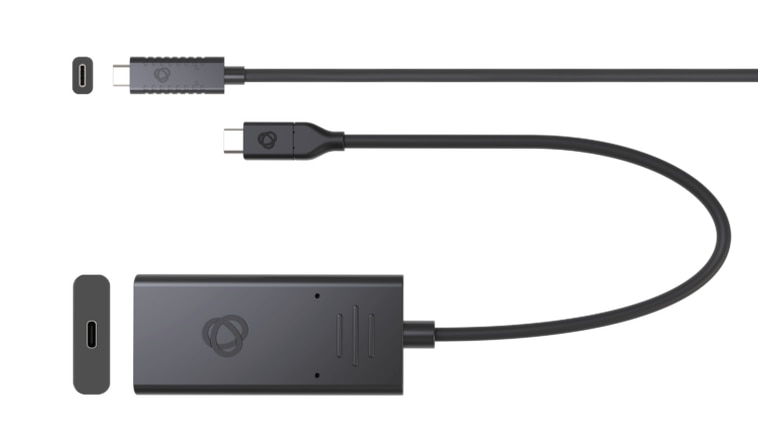 Kramer CLS-AOCU32/FF - USB-C cable - 24 pin USB-C to 24 pin USB-C - 15 ft