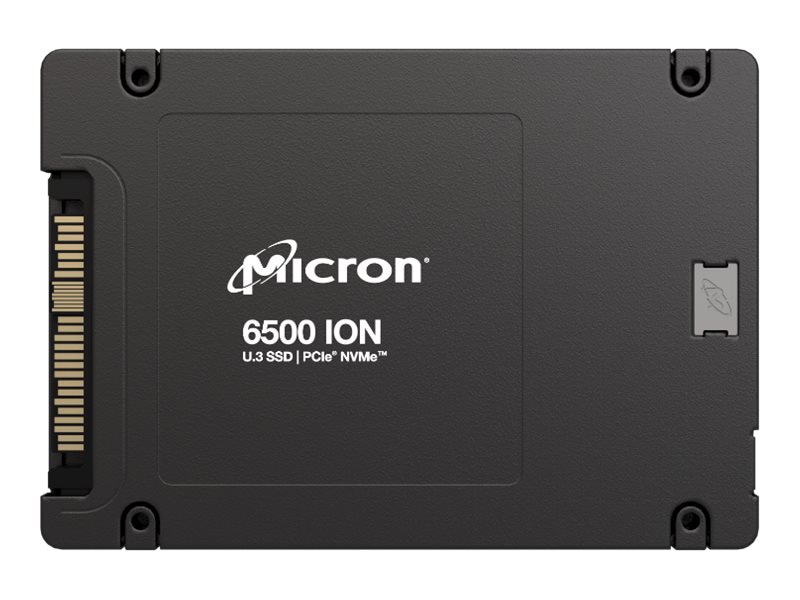 Micron 6500 ION - SSD - Enterprise - 30.72 TB - U.3 PCIe 4.0 x4 (NVMe) - TAA Compliant