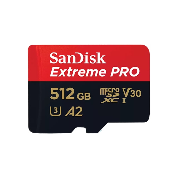 SanDisk Western Digital Extreme Pro 512GB microSDXC UHS-I Memory Card