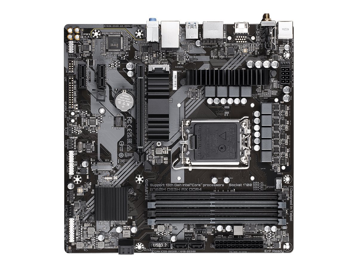  Intel Core i5-13600K + GIGABYTE B760M DS3H AX Motherboard :  Electronics