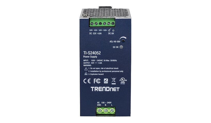 TRENDnet - alimentation électrique - 240 Watt - Conformité TAA