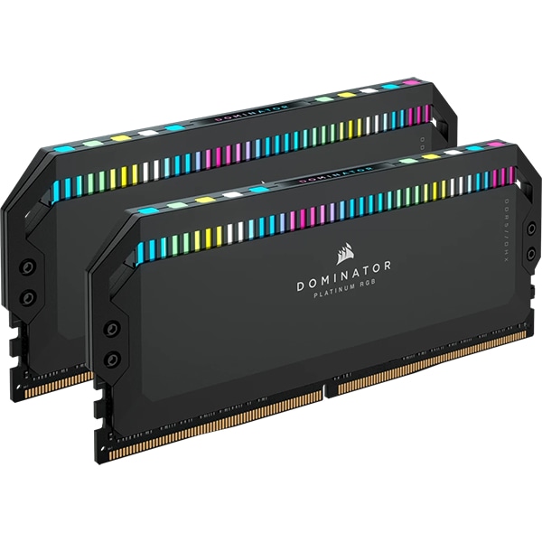 CORSAIR DOMINATOR Platinum RGB 32GB DDR5 DRAM 7200MHz C34 Memory Kit - Black